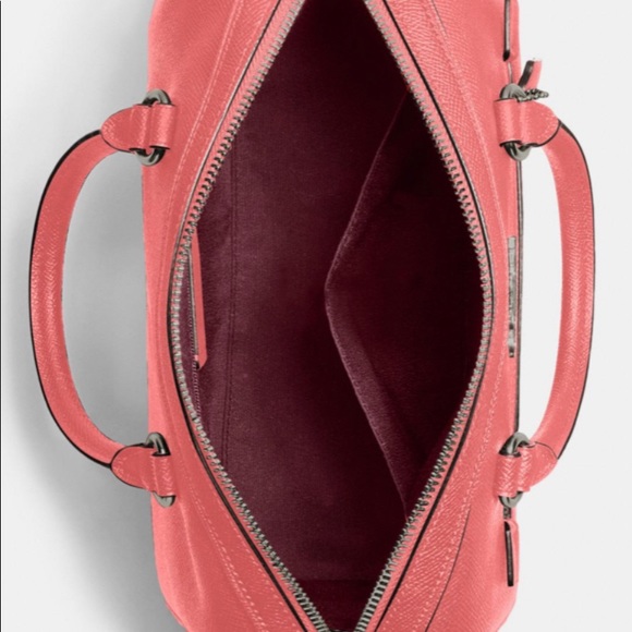 COACH PINK LEMONADE ROWAN SATCHEL WITH DUSTER BAG - Picture 2 of 4